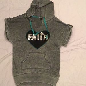 Miss Chevious Short Sleeved Faith Hoodie